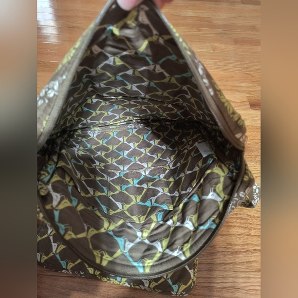 Vera Bradley Sittin' in a Tree print crossbody messenger bag, 12"x13", birds - Picture 15 of 16